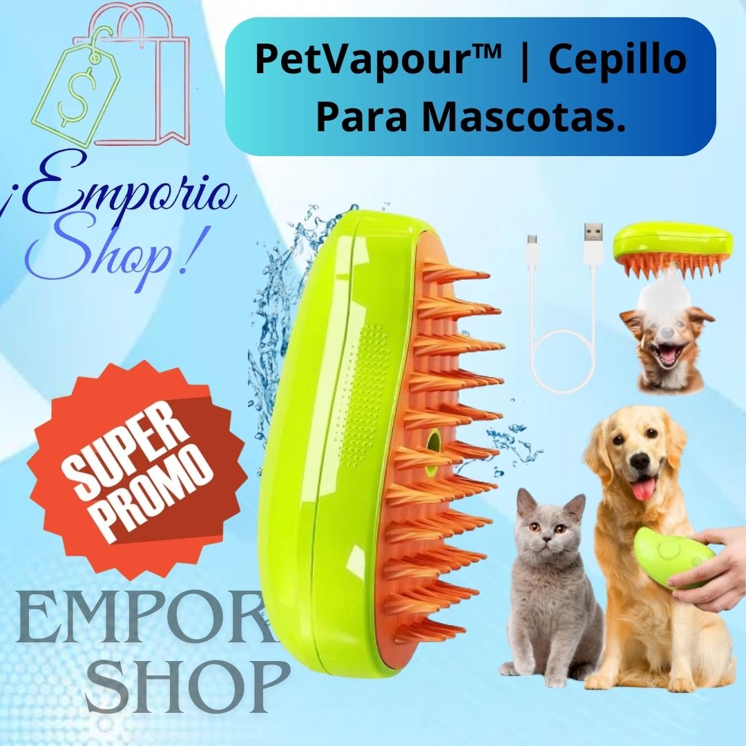 PetVapour™ | Cepillo de Vapor Para Mascotas.